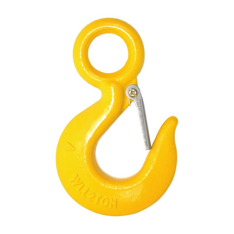 Cargo hooks — With stainless steel latch — manufacturer dimension drawing