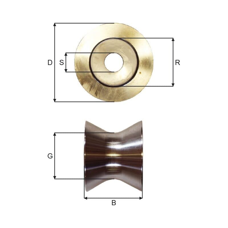Sheaves (SK130-1–SK1200-2) — manufacturer dimension drawing