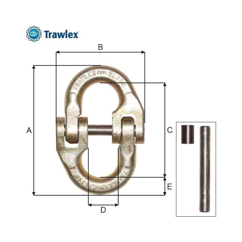 Connectors (TL07–TL32) — manufacturer dimension drawing