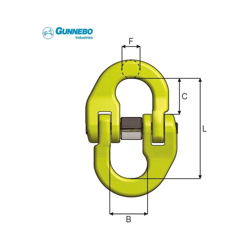 Coupling links G — manufacturer dimension drawing