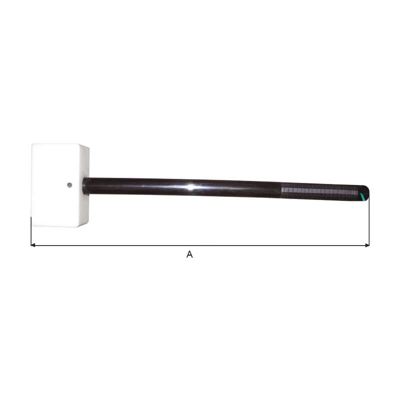 Ice mallet — manufacturer dimension drawing
