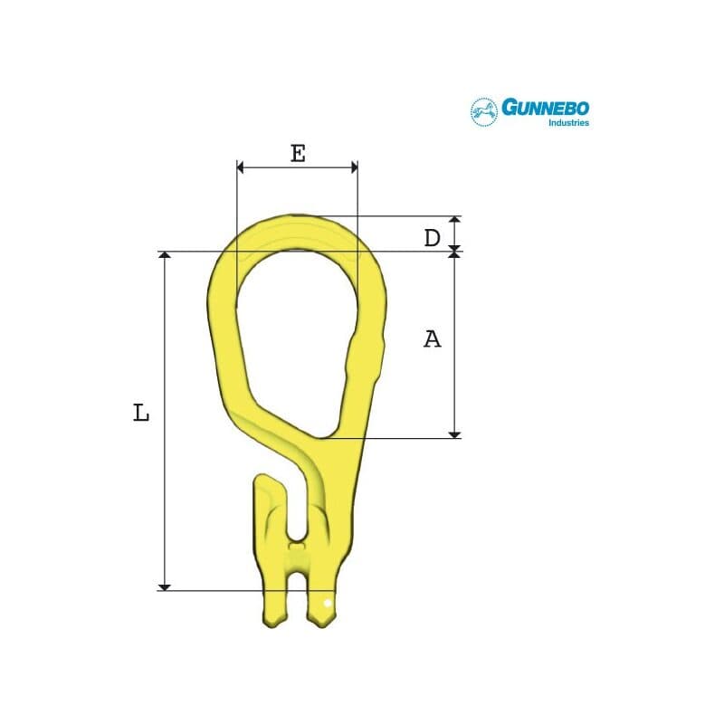 Master grabs MG — ”All-in-one” compact top link — manufacturer dimension drawing