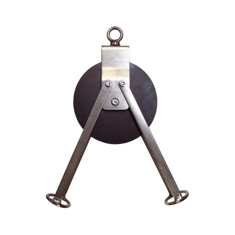 Netsounder blocks — Stainless steel body, Nylon sheave — manufacturer dimension drawing