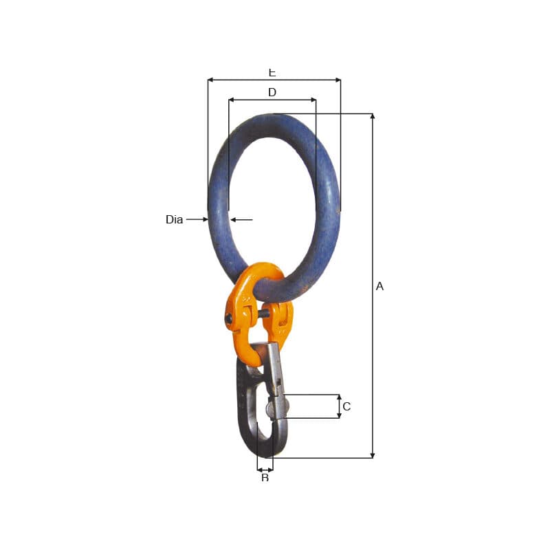 Purse rings — manufacturer dimension drawing