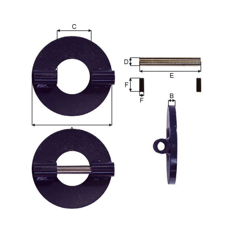 Rockhopper stopwashers — manufacturer dimension drawing