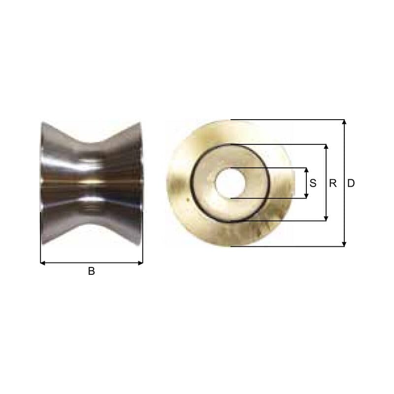 Sheaves (SK240/250-1–SK245/392-0) — manufacturer dimension drawing