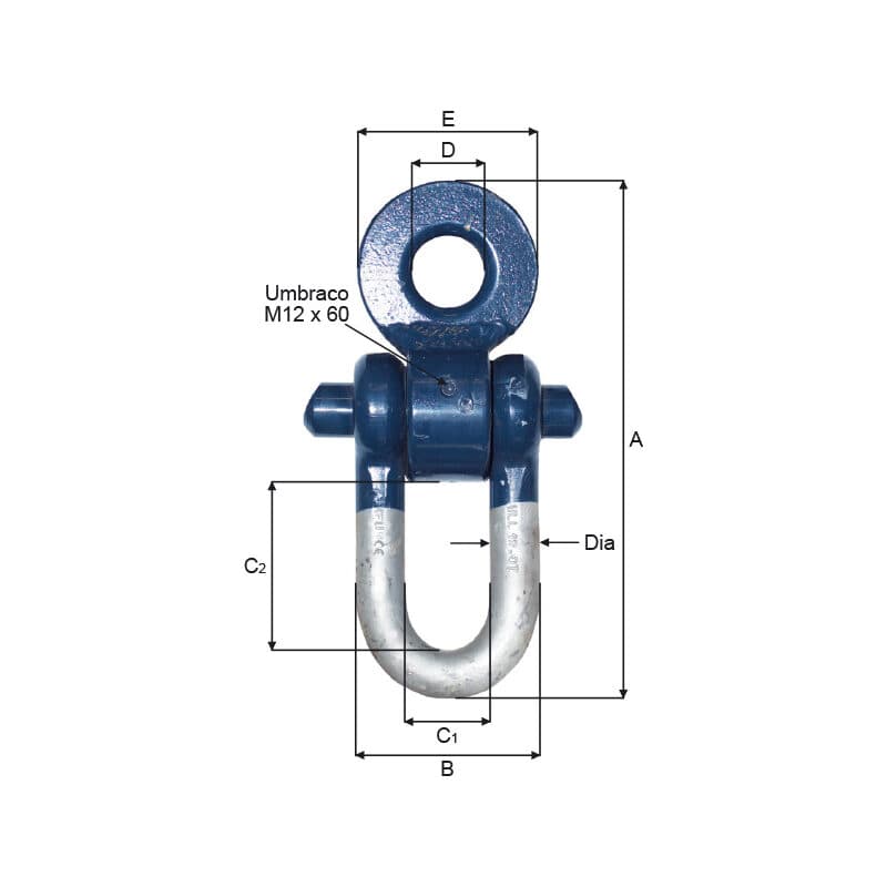 Stoppers (E90-32S–E90-38S) — manufacturer dimension drawing