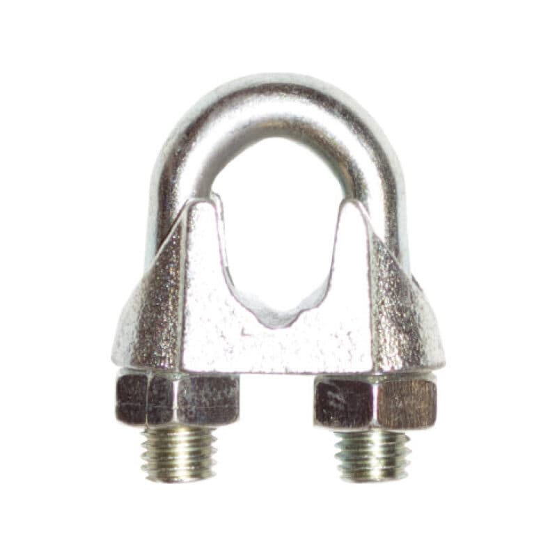 Wire rope clips — DIN 741 TYPE, Galvanized — manufacturer dimension drawing